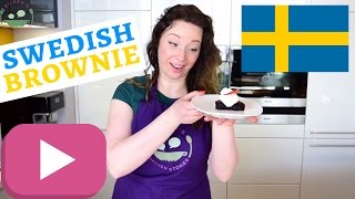 SWEDISH KLADDKAKA Recipe  Swedish Sticky Chocolate Cake [upl. by Aryahay646]