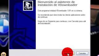 como descargar y usar vdownloader [upl. by Enialem]