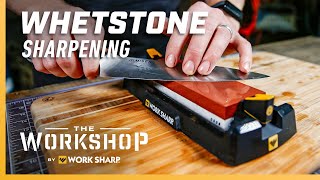 How To Sharpen a Knife with a Whetstone  Kitchen Knife Sharpening [upl. by Nylkaj]