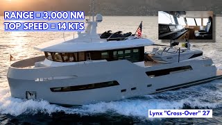 66M STEEL Ultimate WaterSports EXPLORER YACHT  Lynx 27 Yacht Tour [upl. by Siuqramed]