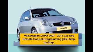 VW Golf 7 remote control key synchronisation re program key VW [upl. by Eigroeg]