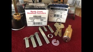 the tailpieces that come with Key in Knob  Key in Lever cylinders [upl. by Ail241]