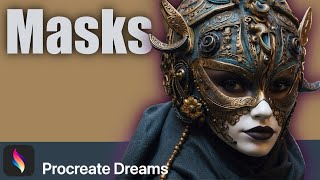 Mastering Animation Masks in Procreate Dreams  StepbyStep Tutorial ✨🖌️ [upl. by Aihceyt]