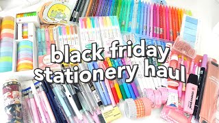 Black Friday Stationery Haul  Stationery Pal 🖤 [upl. by Themis489]