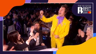 Jack Whitehall chats to Harry Styles and Lizzo  The BRIT Awards 2020 [upl. by Kluge161]