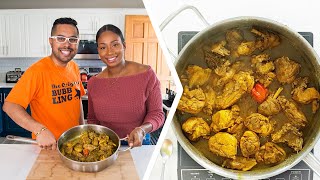 How To Make Trini Curry Chicken  Foodie Nation [upl. by Aicekat]