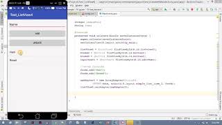 Android App Development ListView CRUD Add Update Delete [upl. by Adnohsor459]