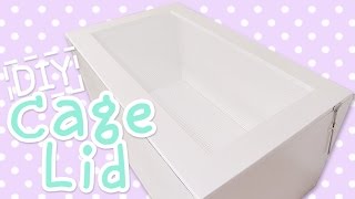 🐹 Custom Hamster Cage Lid  HAMSTER DIY 🐹 [upl. by Hsitirb]