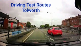 Driving Test Routes  Tolworth [upl. by Marrilee]