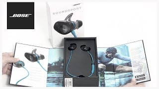 Bose SoundSport Wireless – Unboxing  Setup [upl. by Oralia212]