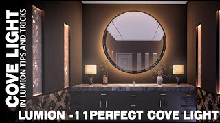 How to do Perfect COVE Circular Lighting in Lumion 11  SERIES  66 [upl. by Ahtiekal803]