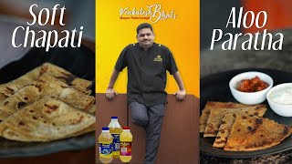 venkatesh bhat makes soft chapathi  aloo paratha  சப்பாத்தி recipe  chapati  parata breakfast [upl. by Eissed]