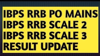 RRB PO MAINS 2024 ka Result kya aaj aayega Called IBPS Live 😍😍😍🌅🌅 RRB SCALE 23 RESULT UPDATE [upl. by Raoul]