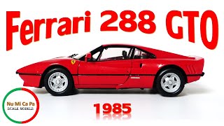 1985 Ferrari 288 GTO Italeri No 652 124 Scale Model Kit Build [upl. by Norra]