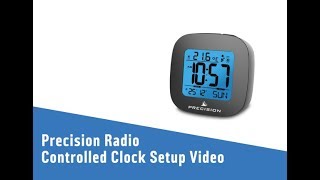 Precision Radio Controlled Clock Setup Video [upl. by Salim]