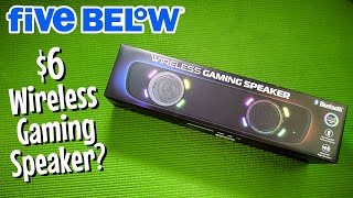 6 Wireless Gaming Speaker  Five Below Bluetooth Review  Budget Buys Ep 60 [upl. by Fusuy]