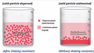 the definition of suspension difference between deflocculated and flocculated suspension👍 [upl. by Oremodlab]