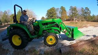 Driveway work with the 3035D [upl. by Sileas]