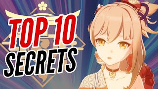 TOP 10 SECRETS OF INAZUMA YOU PROBABLY MISSED  GENSHIN IMPACT GUIDE [upl. by Celina]