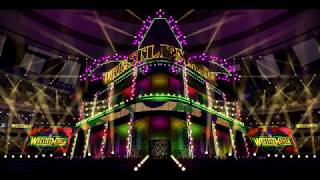 WWE Wrestlemania 34 AJ Styles vs Shinsuke Nakamura Entrances Stage Concept Animation [upl. by Lorenzana124]