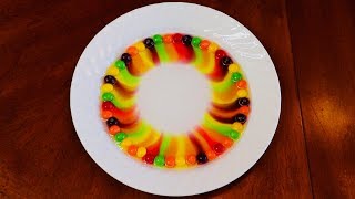 SKITTLES  WATER  Fun Science Experiment [upl. by Schoenburg]