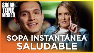 ¡La primera sopa instantánea nutritiva  Shark Tank México [upl. by Annodam105]