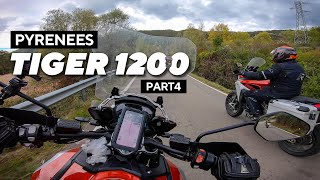 Triumph Tiger 1200 Xca  Motorcycle Routes in the Pyrenees part 4 [upl. by Airegin]