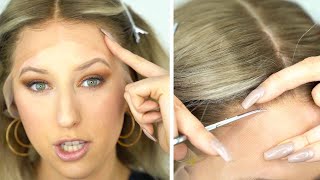 How to Cut Lace off Wig  FOR BEGINNERS [upl. by Ainad]