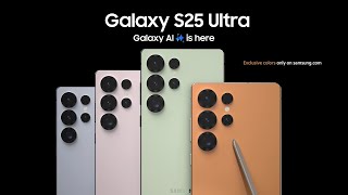 Samsung Galaxy S25 Ultra  Exclusive Colors [upl. by Filip471]