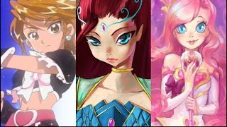 Winx Lolirock Pretty Cure Max Heart Epic Battle [upl. by Gerald349]