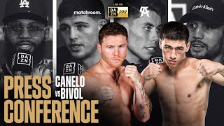 Canelo Alvarez vs Dmitry Bivol plus undercard Press Conference [upl. by Lempres]