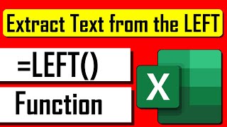 How to use LEFT Function In Excel [upl. by Alick]