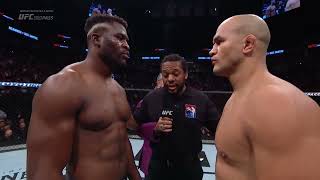 Francis Ngannou vs Junior Dos Santos  Fight Highlights HD ALL Angles [upl. by Alarise]