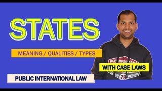 State  Meaning  Qualities  Types  Public International Law [upl. by Inek]