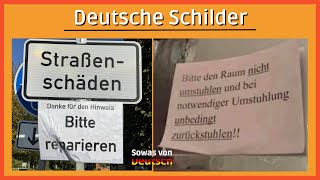 Wenn Deutsche Schilder schreiben 1 [upl. by Jegar567]