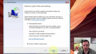 How to Restore Your Computer to an Earlier Date [upl. by Eadas]