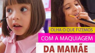 MAQUIAGEM INFANTIL  TUTORIAL DAS ANAS [upl. by Atniuqal]