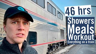 2 Nights in Amtrak Superliner Roomette  The Empire Builder Experience [upl. by Obau36]