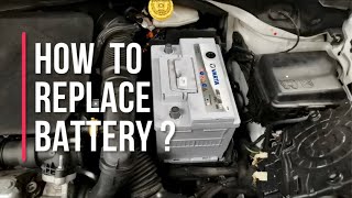 How to replace peugeot battery  Puretech 12 2008208  Complete guide [upl. by Aliek]