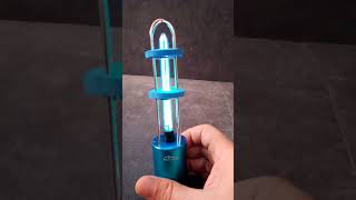 Small powerful UVC ozoning sterilization lamp [upl. by Oinimreh]