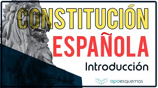 ESQUEMAS Constitución española 1  🇪🇸  Introducción [upl. by Fachan]