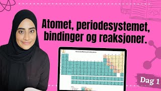 Dag 1 med lynkurs i KJEMI 1 Atomet periodesystemet bindinger og reaksjoner 26052020 [upl. by Purpura909]