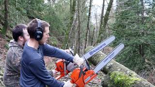 Husqvarna Pro VS FarmRanch Chainsaws [upl. by Anival]