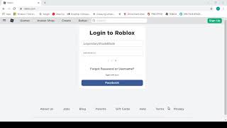 How to log in to your roblox website account [upl. by Enomrej425]