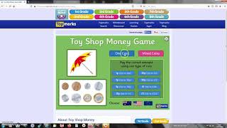 Topmarks maths sitemoney games [upl. by Joey]