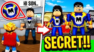 My Parents Were SECRET SUPERHEROES in Roblox BROOKHAVEN RP [upl. by Ketti]