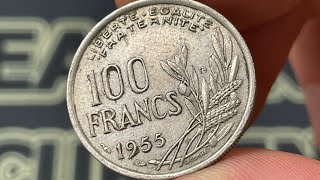 1955 France 100 Francs Coin • Values Information Mintage History and More [upl. by Judas390]