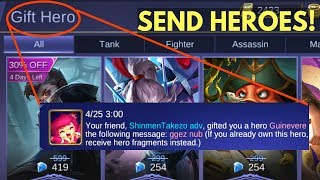 YOU CAN NOW GIFT HERO TO YOUR FRIENDS  Mobile Legends [upl. by Kenlee687]