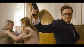 Kingsman The Secret Service  Church Fight  CRAZIEST Fight Scene In History  HD [upl. by Leinahtan371]