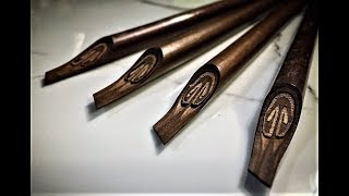 How to make QALAM from bamboo stick and use it for Calligraphy [upl. by Viridissa]